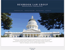Tablet Screenshot of benbrooklawgroup.com